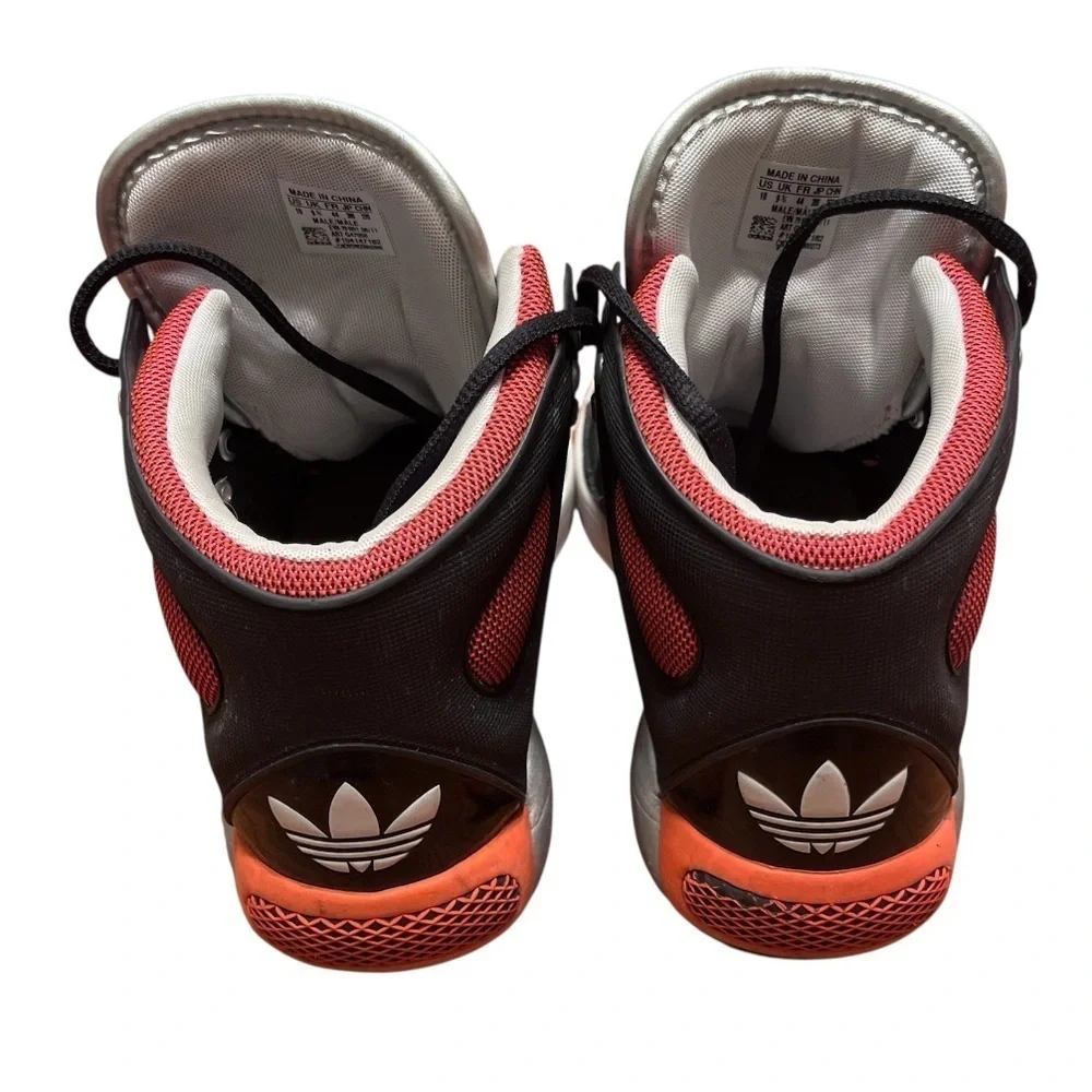 Adidas Roundhouse Mid Orange/Black/Silver Size 10
